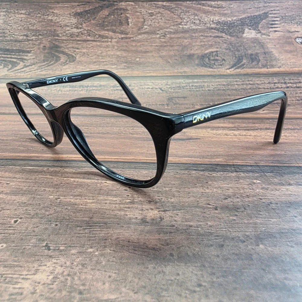 DKNY DY 4083 3001/11 Black Cat Eye Eyeglass Frames 56-17-135 Womens